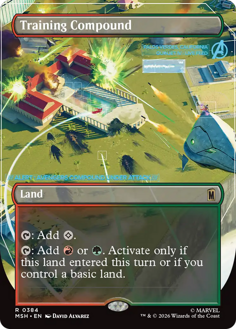 Training Compound (Borderless Art) | Marvel Super Heroes、Magic: The Gathering、kayou