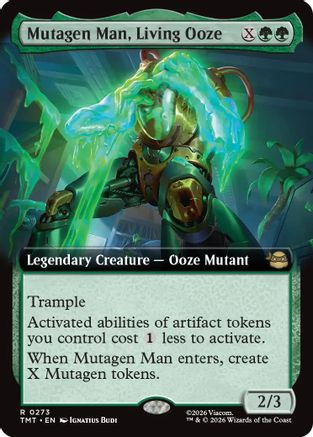 Mutagen Man, Living Ooze (Extended Art) (TMT-273) - Teenage Mutant Ninja Turtles、Wizards of the Coast、kayou