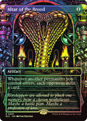 Altar of the Brood (SECRET_SLC_001-ENF)、Magic: The Gathering、kayou