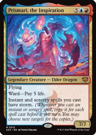 Prismari, the Inspiration (SOS-212) - Secrets of Strixhaven Foil、Wizards of the Coast、kayou