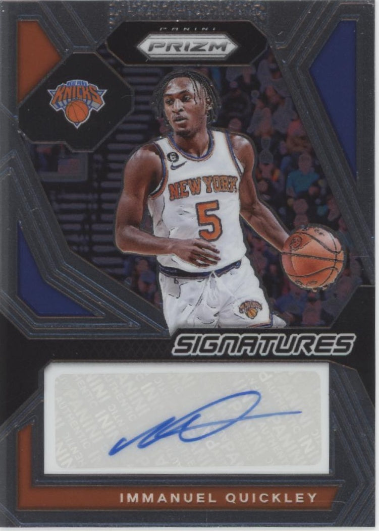 Immanuel Quickley 2023-24 Panini Prizm Signatures Auto #SIG-IMM、Collector Store LLC、kayou