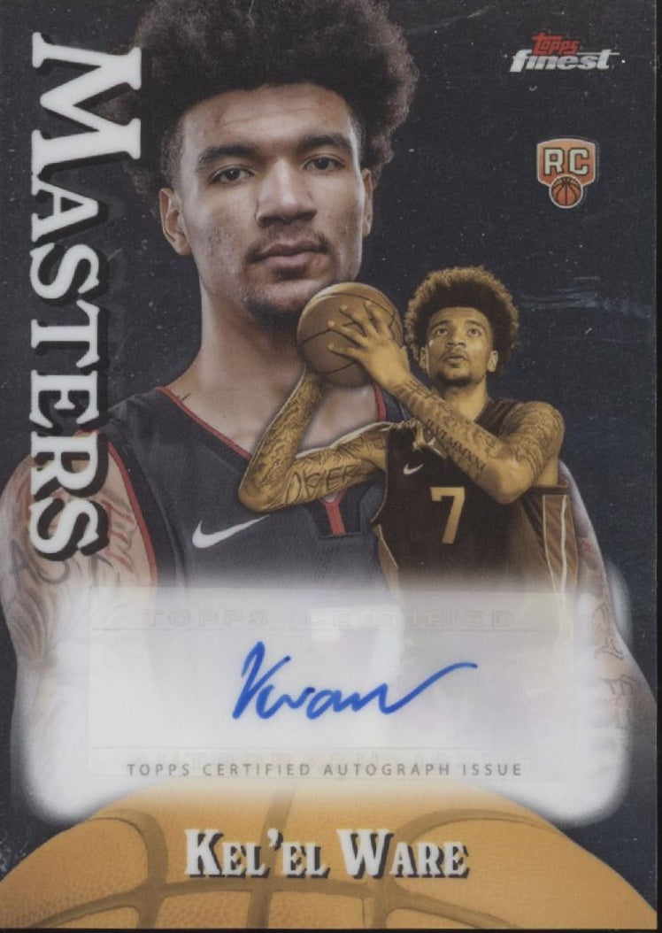 Kel'el Ware 2024-25 Topps Finest Masters RC Auto #MA-KW、Collector Store LLC、kayou