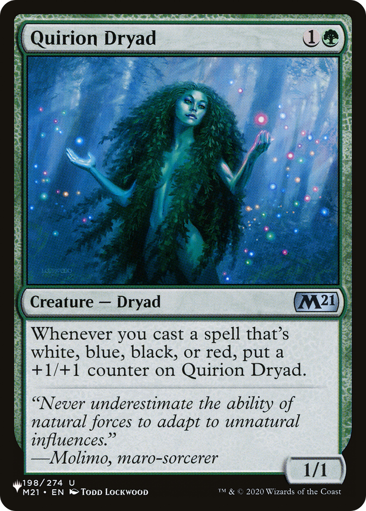 Quirion Dryad (LIST-198/274) - The List、Wizards of the Coast、kayou