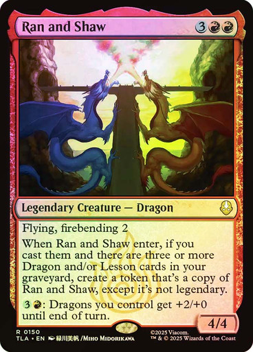 Ran and Shaw (TLA-150)、Magic: The Gathering、kayou