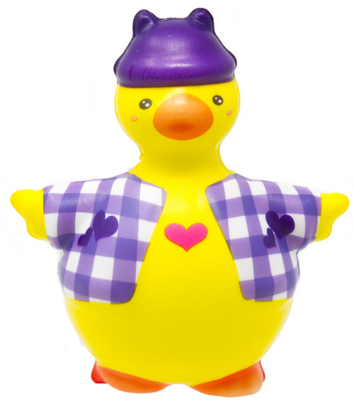 Hello Ducky! Slo-Rise Smushy Ducky PURPLE Squeeze Toy、ToyWiz、kayou