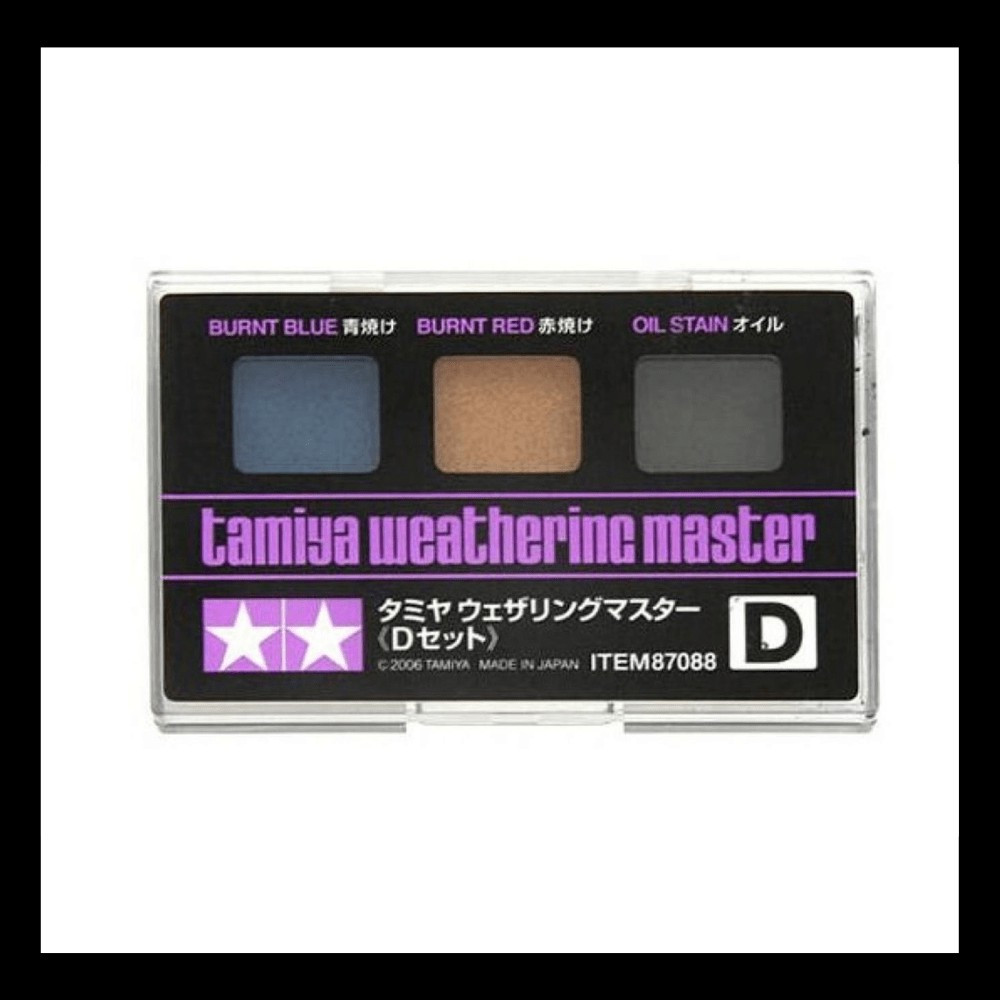 Tamiya USA Weathering Master Kit D - Burnt Blue/Red/Oil Stain、ToyWiz、kayou