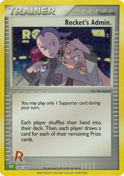 Pokemon Trading Card Game Classic Classic Collection Rocket's Admin. #26 CLV、ToyWiz、kayou
