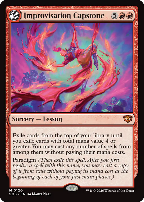 Improvisation Capstone (Foil) | Secrets of Strixhaven、Magic: The Gathering、kayou
