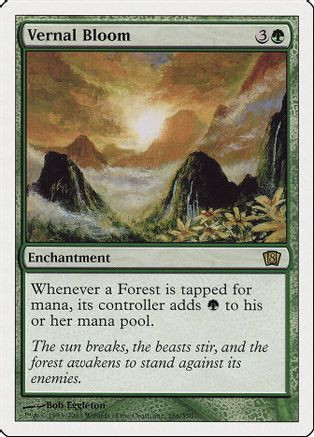 Vernal Bloom (8ED-286) - 8th Edition、Wizards of the Coast、kayou