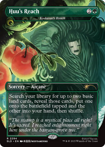 Kodama's Reach Huu's Reach (Foil) (Secret Lair - Avatar: The Last Airbender: A Lot to Learn) | Secret Lair Drops、Magic: The Gathering、kayou