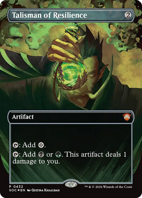 Talisman of Resilience (Codex Bundle Foil) | Secrets of Strixhaven Commander、Magic: The Gathering、kayou