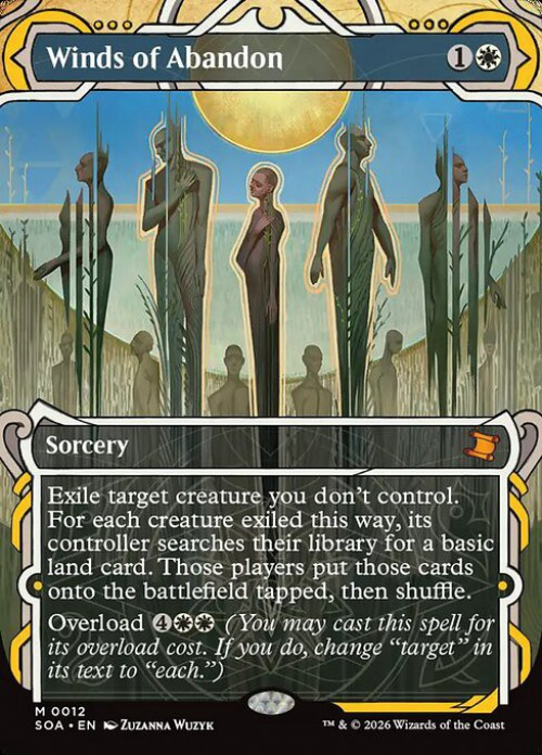 MtG Secrets of Strixhaven Mystical Archive Mythic Rare Winds of Abandon #12、ToyWiz、kayou