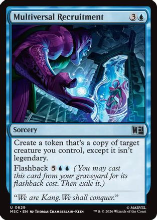 Multiversal Recruitment (MSC-629) - Commander: Marvel Super Heroes、Wizards of the Coast、kayou