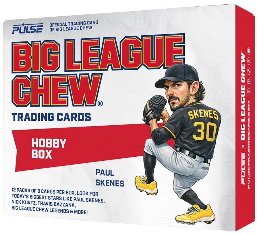 MLB Pulse 2026 Big League Chew Baseball Trading Card MEGA Box 8 Packs (Pre-Order ships October)、ToyWiz、kayou