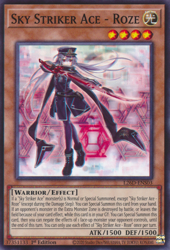 L26D-ENS03 Sky Striker Ace - Roze、Yu-Gi-Oh!、kayou
