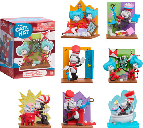 Dr. Seuss Happy Haul The Cat in the Hat Scene Setter Mystery Pack 1 RANDOM Figure、ToyWiz、kayou