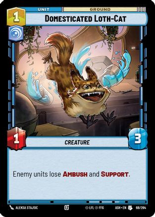 Domesticated Loth-Cat (68/264) - Ashes of the Empire、Fantasy Flight Games、kayou