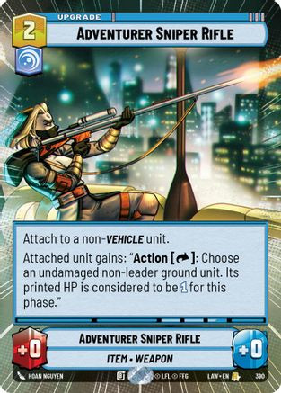 Adventurer's Sniper Rifle (Hyperspace) (390) - A Lawless Time、Fantasy Flight Games、kayou