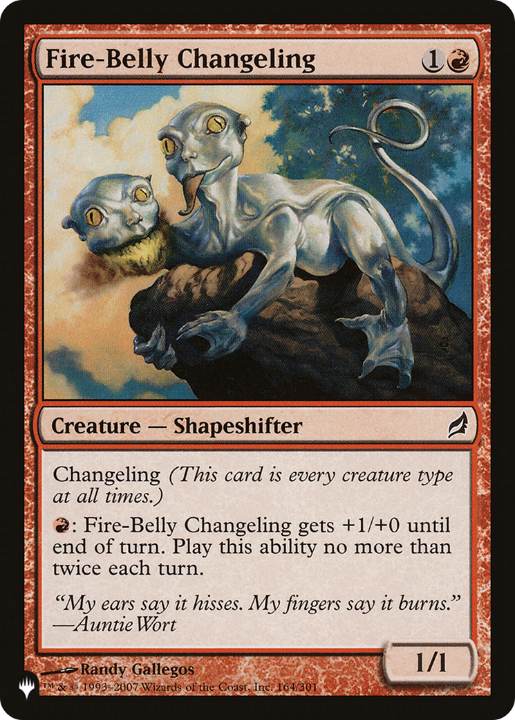 Fire-Belly Changeling (LIST-164) - The List、Wizards of the Coast、kayou