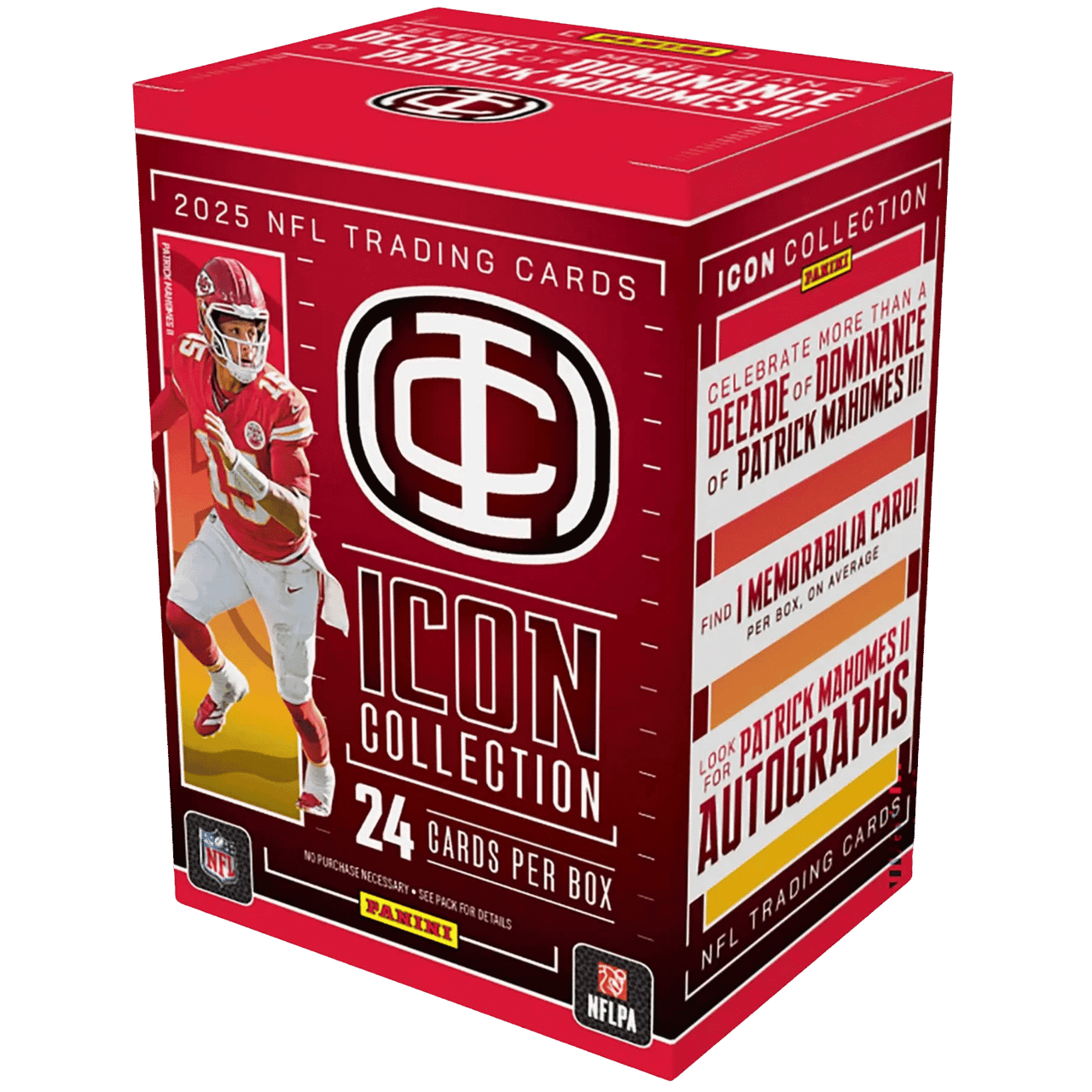 2025 Panini Mahomes Icon Collection Football 6-Pack Blaster Box、PANINI AMERICA INC、kayou