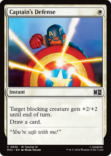 Captain's Defense (Tutorial) | Marvel Super Heroes Commander、Magic: The Gathering、kayou
