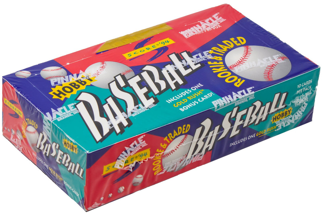 MLB 1994 Score Baseball Rookie & Traded Trading Card HOBBY Box 36 Packs、ToyWiz、kayou