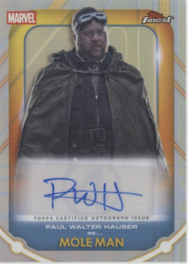 Paul Walter Hauser as Mole Man 2026 Finest Fantastic Four Refractor Auto #FA-PH、Collector Store LLC、kayou