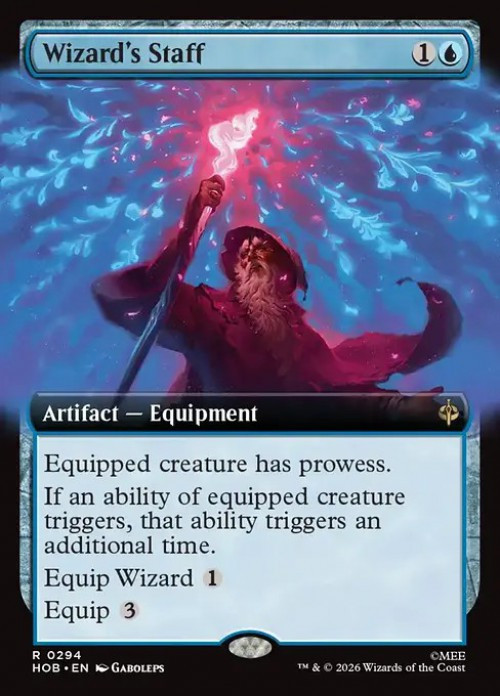 MtG The Hobbit Rare Wizard's Staff #294 Extended Art、ToyWiz、kayou