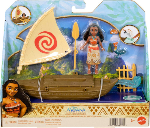 Disney Moana's Boat Adventure 3.5-Inch Playset、ToyWiz、kayou