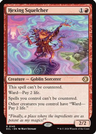 Hexing Squelcher (PPECL-145) - Promo Pack: Lorwyn Eclipsed Foil、Wizards of the Coast、kayou