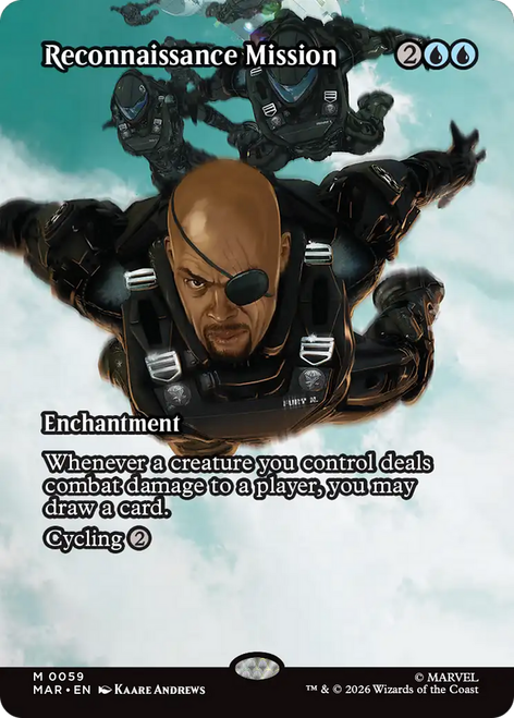 Reconnaissance Mission (Borderless Source Material Foil) | Marvel Universe、Magic: The Gathering、kayou