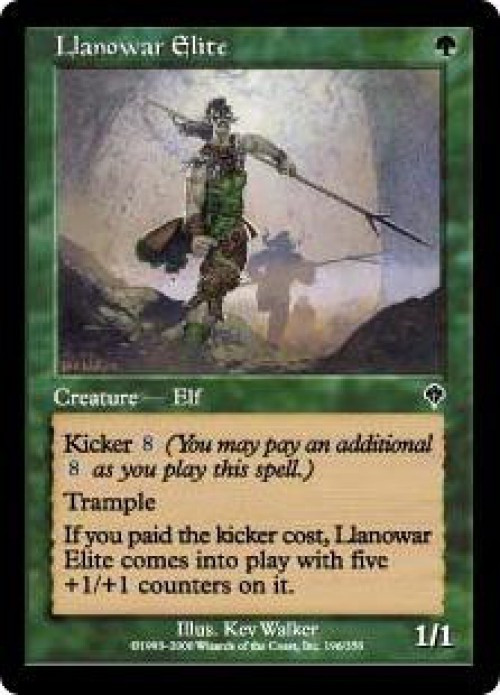 MtG Invasion Common Llanowar Elite #196、ToyWiz、kayou