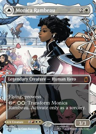 Monica Rambeau (Borderless) (0345) (MSH-345) - Marvel Super Heroes、Wizards of the Coast、kayou