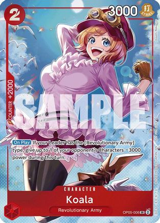 Koala - OP05-006 (Dash Pack) Extra Booster: One Piece Heroines Edition Foil、Bandai、kayou