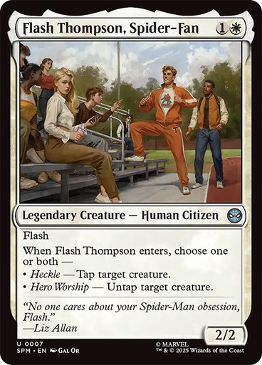 Flash Thompson, Spider-Fan (SPM-007)、Magic: The Gathering、kayou