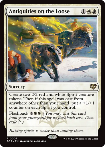 Antiquities on the Loose (Foil) | Secrets of Strixhaven、Magic: The Gathering、kayou