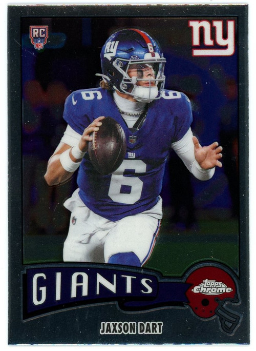 NFL 2025 Topps Chrome 1975 Jaxson Dart #1975-25 Rookie、ToyWiz、kayou