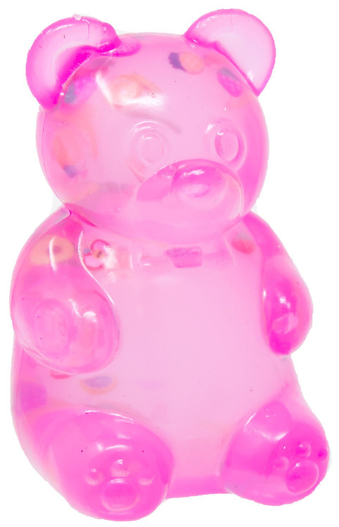 The Squishy Squeezy Gummy Bear Pink 3-Inch Squeeze Toy Super Solid Squish!、ToyWiz、kayou