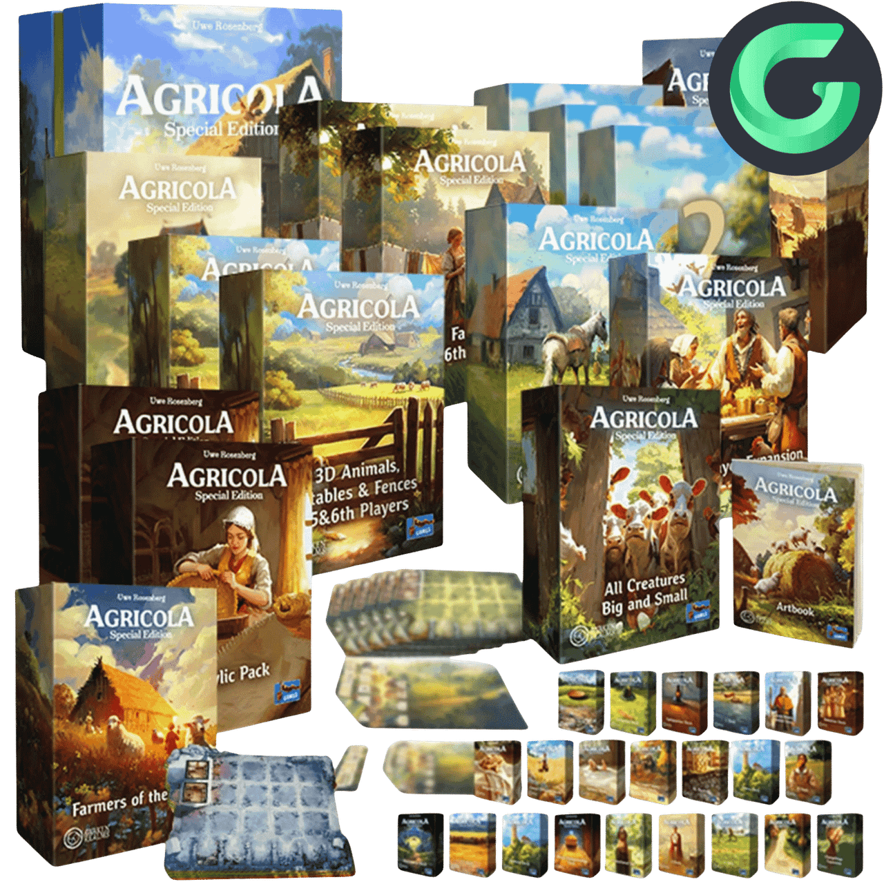 Agricola: Special Edition - Master of the Land Pledge (Gamefound) (PREORDER)、AWAKEN REALMS、kayou