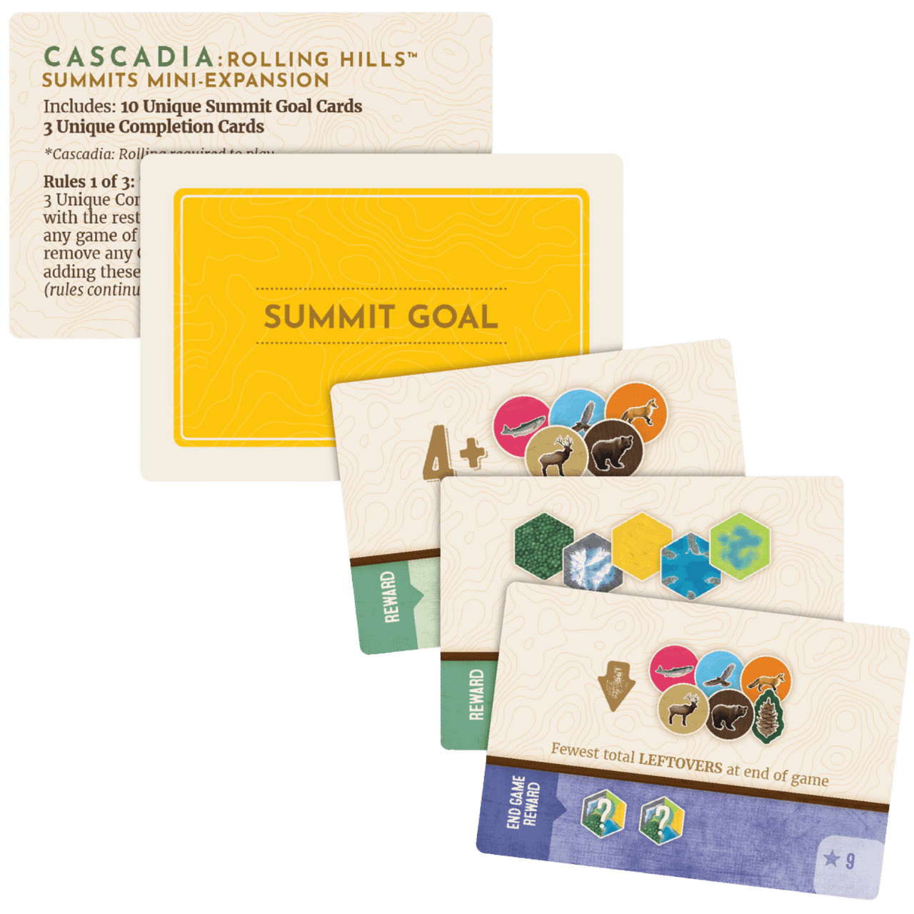 Cascadia: Rolling Hills - Summits Mini-Expansion - Kickstarter Promo (Add to cart to see price)、Alderac Entertainment Group、kayou