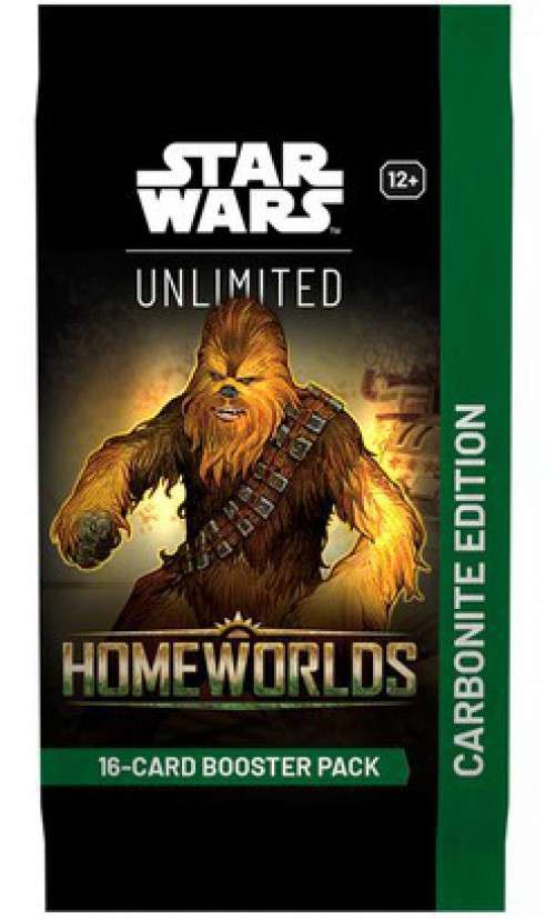 Star Wars: Unlimited Trading Card Game Homeworlds CARBONITE Booster Pack 16 Cards (Pre-Order ships October)、ToyWiz、kayou