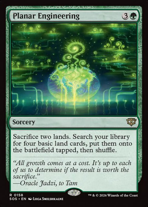 MtG Secrets of Strixhaven Rare Planar Engineering #158、ToyWiz、kayou