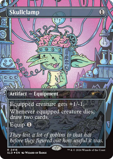 Skullclamp (Foil) (Secret Lair - Goblin Storm) | Secret Lair Drops、Magic: The Gathering、kayou
