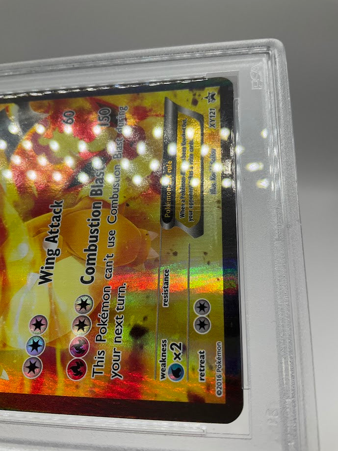 Charizard ex Pokemon Red & Blue Collection Black Star Promo Full Art #121 PSA 10、Collector Store LLC Gaming、kayou