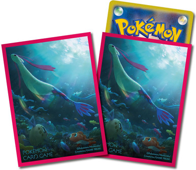 Pokemon Center Japan - Premium Gloss Milotic Pink Border Sleeves (64)、Pokemon、kayou