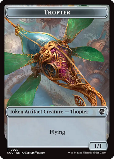 Secrets of Strixhaven Commander - Thopter Token (Foil) | Secrets of Strixhaven Commander、Magic: The Gathering、kayou