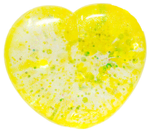 Squishies Heart YELLOW 2.5-Inch Squeeze Toy、ToyWiz、kayou