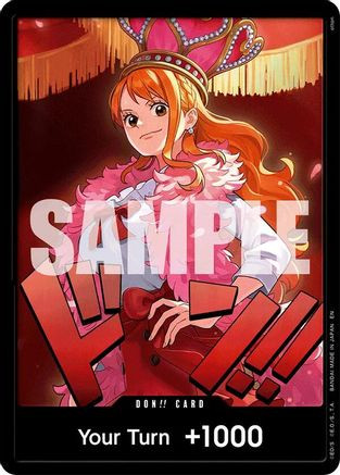 DON!! Card (Nami) Extra Booster: One Piece Heroines Edition Foil、Bandai、kayou