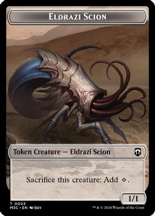 Eldrazi Scion (Ripple Foil) // Eldrazi Spawn Double-Sided Token (M3C-3 // 2) - Modern Horizons 3 Commander Foil、Wizards of the Coast、kayou