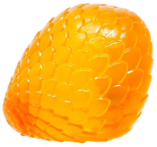 Scrunchems Sugar Dragon Egg ORANGE Sensory Stress Squishy Toy with Glow-in-the-Dark Dragon、ToyWiz、kayou